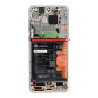 LCD Touchscreen (incl. battery) - Silver, Huawei Mate 50
