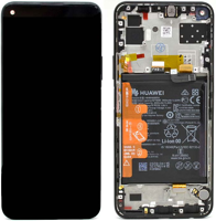 LCD Touchscreen (incl. battery) - Black, Huawei P40 Lite (5G)