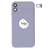Achterkant (Pulled A) incl. kleine onderdelen - Paars, Voor iPhone 11