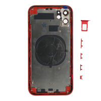Achterkant (excl. Logo) - Rood, Voor iPhone 11