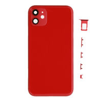 Achterkant (excl. Logo) - Rood, Voor iPhone 11