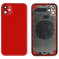 Achterkant (excl. Logo) - Rood, Voor iPhone 11