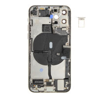Achterkant (Pulled B) incl. kleine onderdelen - Zilver, Voor iPhone 11 Pro