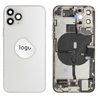 Achterkant (Pulled A) incl. kleine onderdelen - Zilver, Voor iPhone 11 Pro
