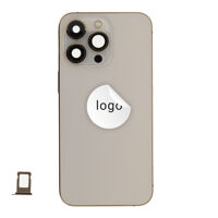 Achterkant (Pulled B) incl. kleine onderdelen - Goud, Voor iPhone 13 Pro