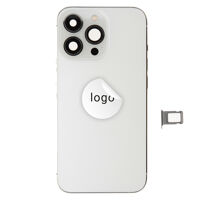 Achterkant (Pulled B) incl. kleine onderdelen - Zilver, Voor iPhone 13 Pro
