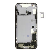 Middenframe (Pulled) incl. kleine onderdelen - Paars, Voor iPhone 14