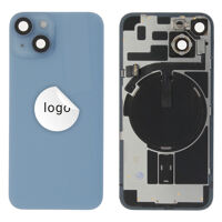 Achterkant (Pulled A) incl. kleine onderdelen - Blauw, Voor iPhone 14