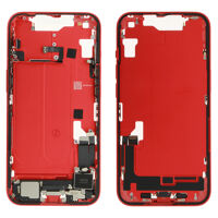 Achterkant (Pulled B) incl. kleine onderdelen - Rood, Voor iPhone 14