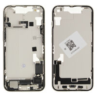Achterkant (Pulled C) incl. kleine onderdelen - Wit, Voor iPhone 14