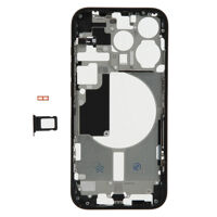 Middenframe (Pulled) - Zwart, voor iPhone 15 Pro