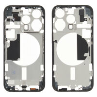 Achterkant (excl. Logo) - Blauw Titanium, Voor iPhone 15 Pro