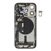 Achterkant (Pulled C) incl. kleine onderdelen - Blauw, Voor iPhone 15 Pro