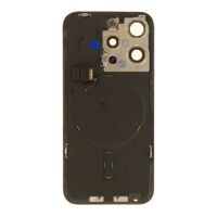 Achterkant glas (Pulled C) - Zwart, voor iPhone 15 Pro