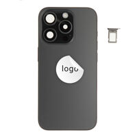 Achterkant (Pulled C) incl. kleine onderdelen - Zwart, Voor iPhone 15 Pro