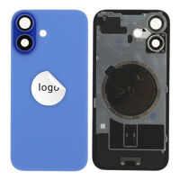 Achterkant (Pulled) - Blauw, Voor iPhone 16
