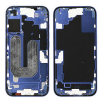 Achterkant (Pulled) - Blauw, Voor iPhone 16