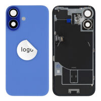 Achterkant glas (Pulled B) - Blauw, voor iPhone 16