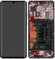 LCD Touchscreen (incl. battery) - Misty Lavender, Huawei P30 Pro / P30 Pro New Edition