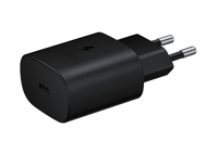 Samsung Travel Fast Charger (USB Type-C) 3A 25W - Black (bulk packaging) (**Charger ONLY**)