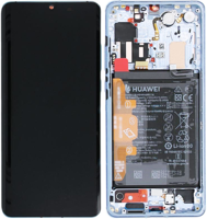 LCD Touchscreen (incl. battery) - Silver, Huawei P30 Pro / P30 Pro New Edition