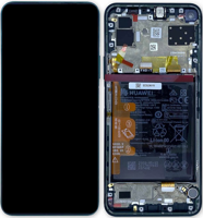 LCD Touchscreen (incl. battery) - Green, Huawei P40 Lite (5G)