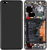 LCD Touchscreen (incl. battery) - Black, Huawei Mate 40 Pro