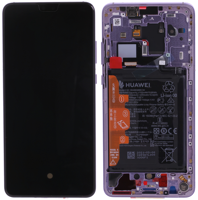 LCD Touchscreen (incl. battery) - Silver, Huawei Mate 30