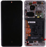 LCD Touchscreen (incl. battery) - White, Huawei P50 Pro