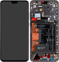 LCD Touchscreen (incl. battery) - Black, Huawei Mate 30