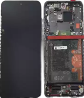 LCD Touchscreen (incl. battery) - Black, Huawei Mate 50