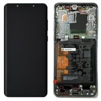 LCD Touchscreen (incl. battery) - Black, Huawei Mate 50 Pro / Mate 50