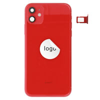Achterkant (Pulled C) incl. kleine onderdelen - Rood, Voor iPhone 11