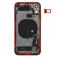 Achterkant (Pulled C) incl. kleine onderdelen - Rood, Voor iPhone 11