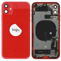 Achterkant (Pulled C) incl. kleine onderdelen - Rood, Voor iPhone 11