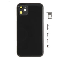 Achterkant (excl. Logo) - Zwart, Voor iPhone 11