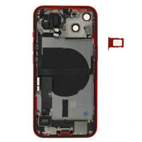 Achterkant (Pulled C) incl. kleine onderdelen - Rood, Voor iPhone 13