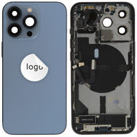 Achterkant (Pulled C) incl. kleine onderdelen - Blauw, Voor iPhone 13 Pro