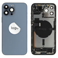 Achterkant (Pulled A) incl. kleine onderdelen - Blauw, Voor iPhone 13 Pro Max