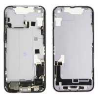 Middenframe (Pulled C) incl. kleine onderdelen - Paars, Voor iPhone 14