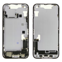 Middenframe (Pulled) incl. kleine onderdelen - Paars, Voor iPhone 14