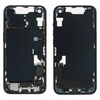 Achterkant (Pulled B) incl. kleine onderdelen - Zwart, Voor iPhone 14