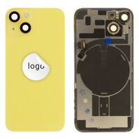 Achterkant glas (Pulled B) - Geel, voor iPhone 14
