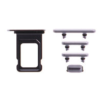 Keyset + Simkaartlade - Paars, Voor iPhone 14