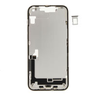Middenframe (Pulled B) incl. kleine onderdelen - Wit, Voor iPhone 14 Plus