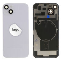 Achterkant glas (Pulled B) - Paars, voor iPhone 14 Plus
