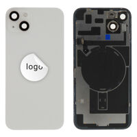 Achterkant glas (Pulled A) - Wit, voor iPhone 14 Plus