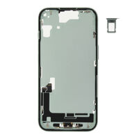 Middenframe (Pulled B) incl. kleine onderdelen - Groen, Voor iPhone 15