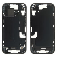 Achterkant (Pulled) - Zwart, Voor iPhone 15