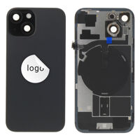 Achterkant (Pulled) - Zwart, Voor iPhone 15